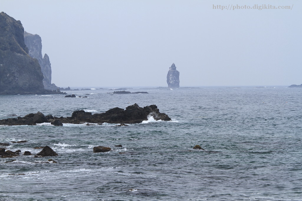 場所：積丹・ワリシリ岬からの神威岩