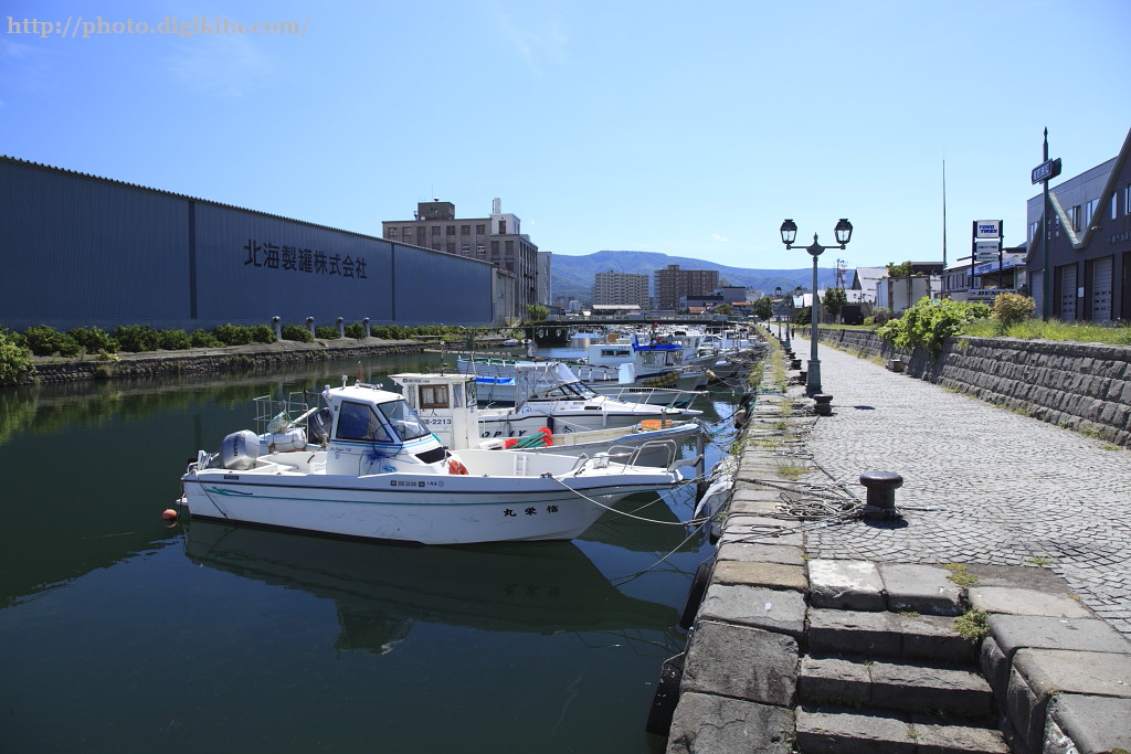 場所：小樽・初秋の小樽運河 