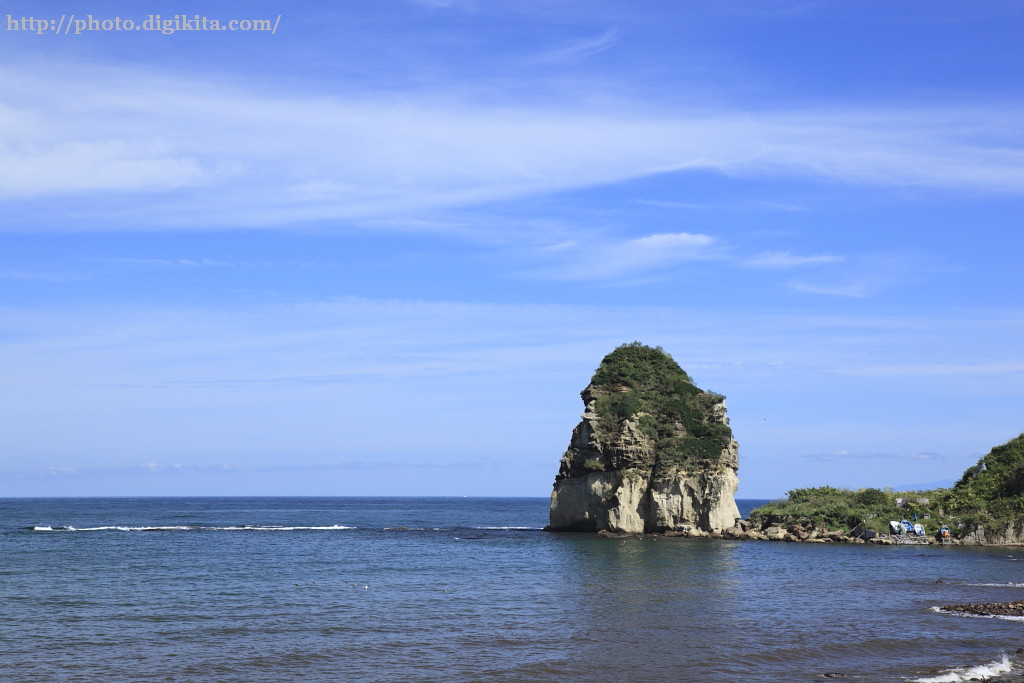場所：小樽・蘭島の桃岩 